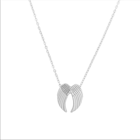 Heavenly Angel Wings Necklace - Picture 2 of 4